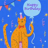 cat birthday.gif